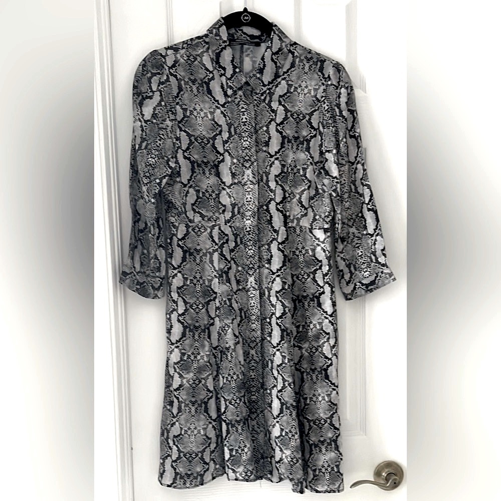 Zara Snake Print Dress